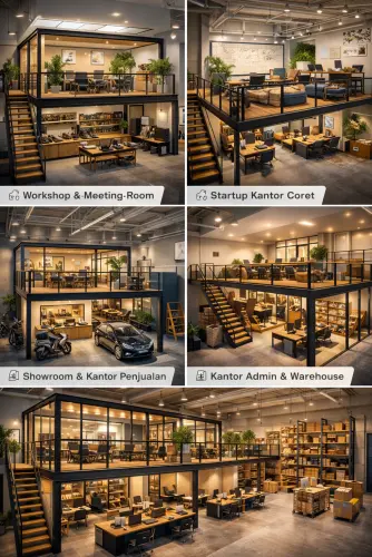 Mezzanine Ruang Kantor di Menteng